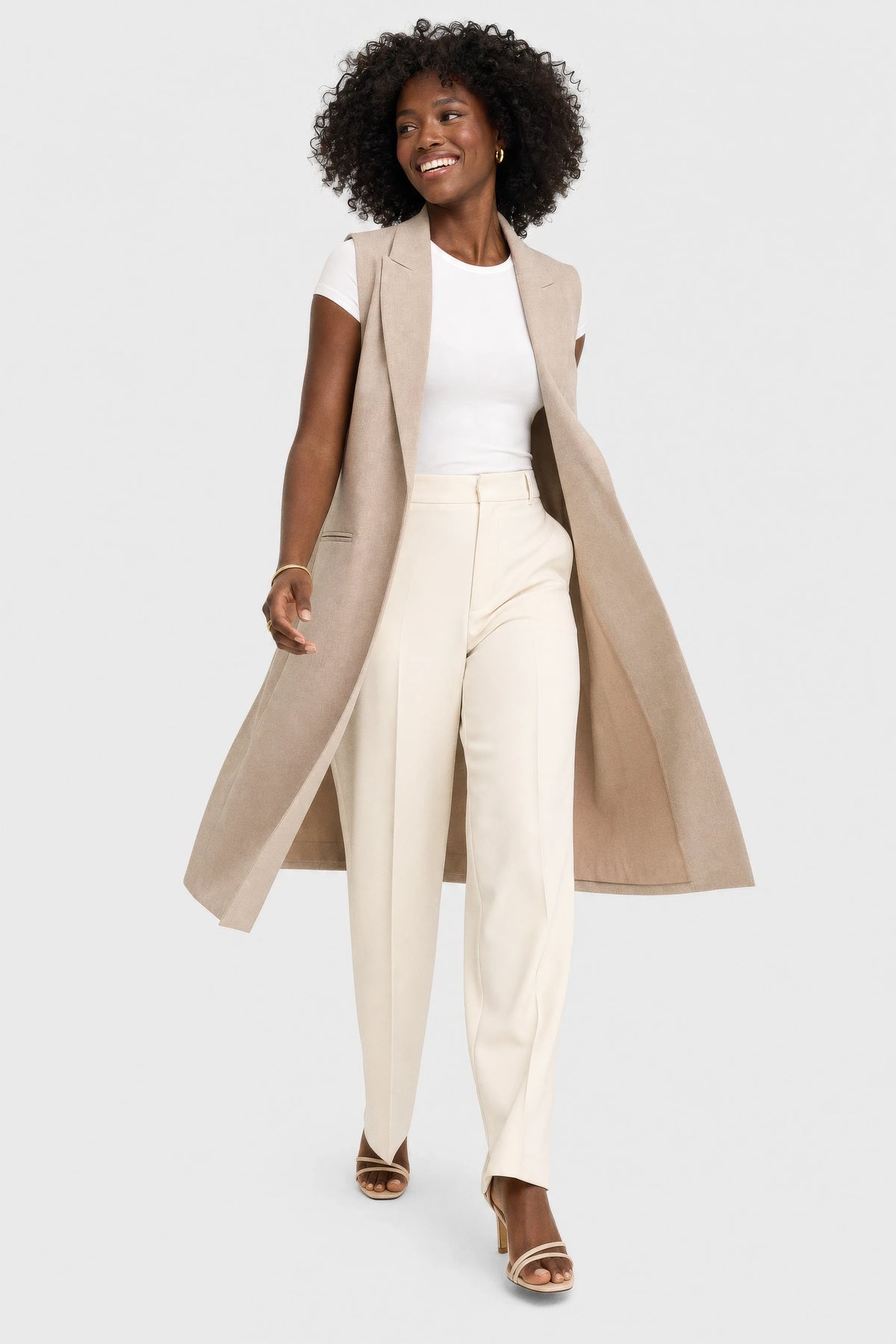 Petra Textured Blazer Vest