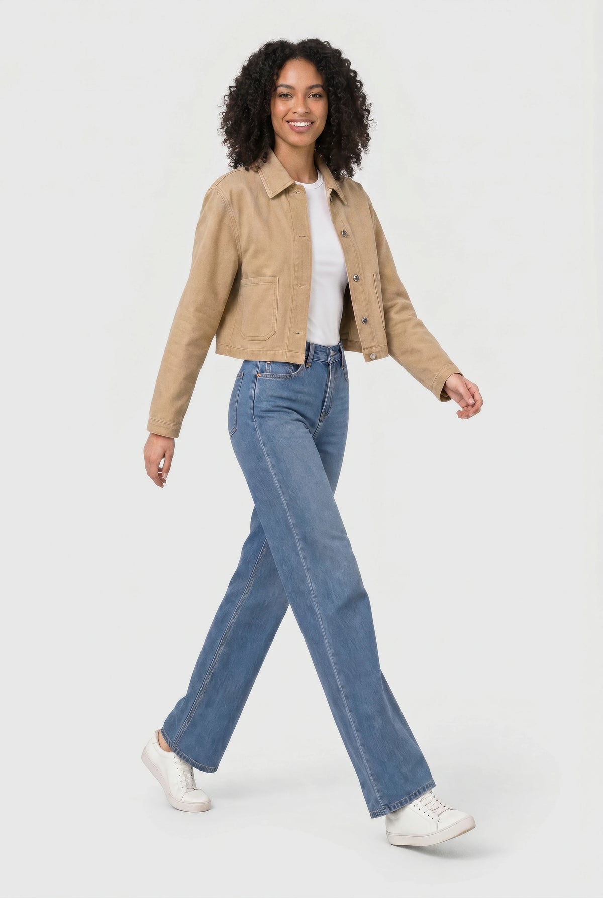 Mira Cropped Casual Jacket