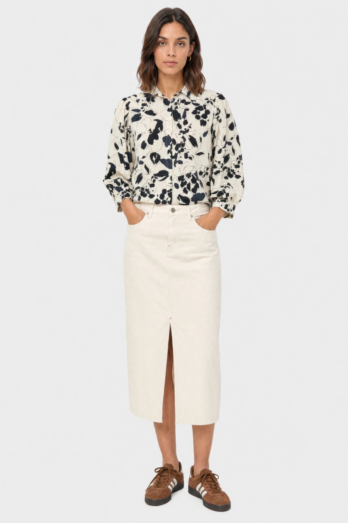 Ansel Soft Denim Skirt
