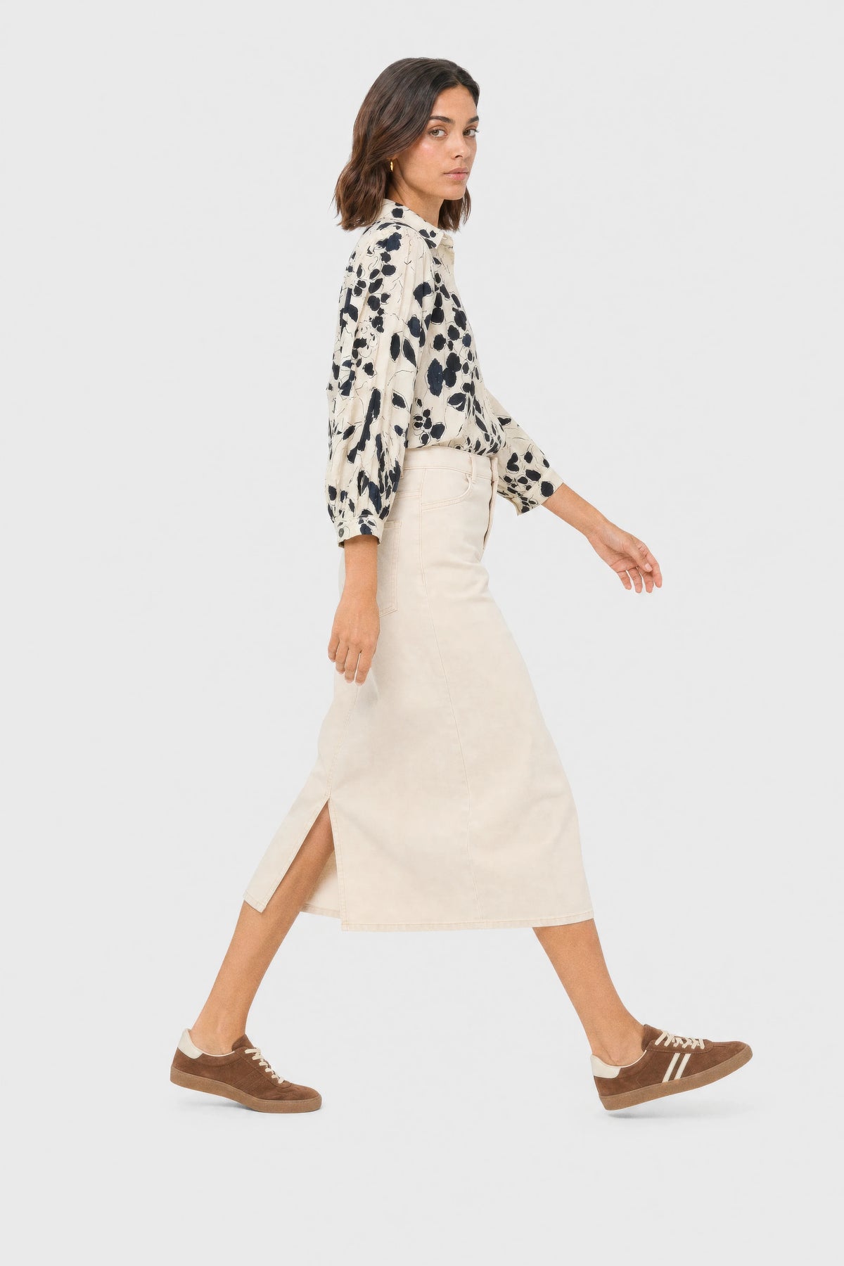 Ansel Soft Denim Skirt