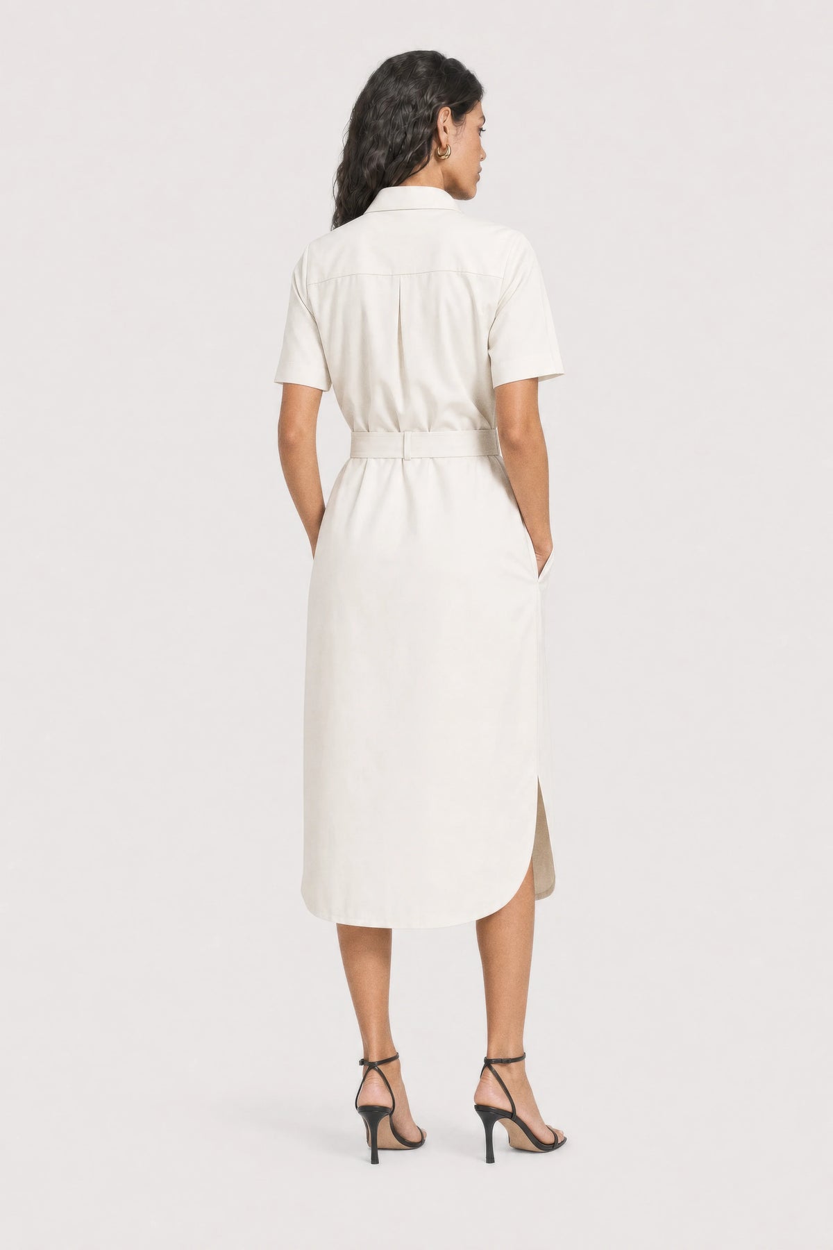Arden Belted Shirt Dress
