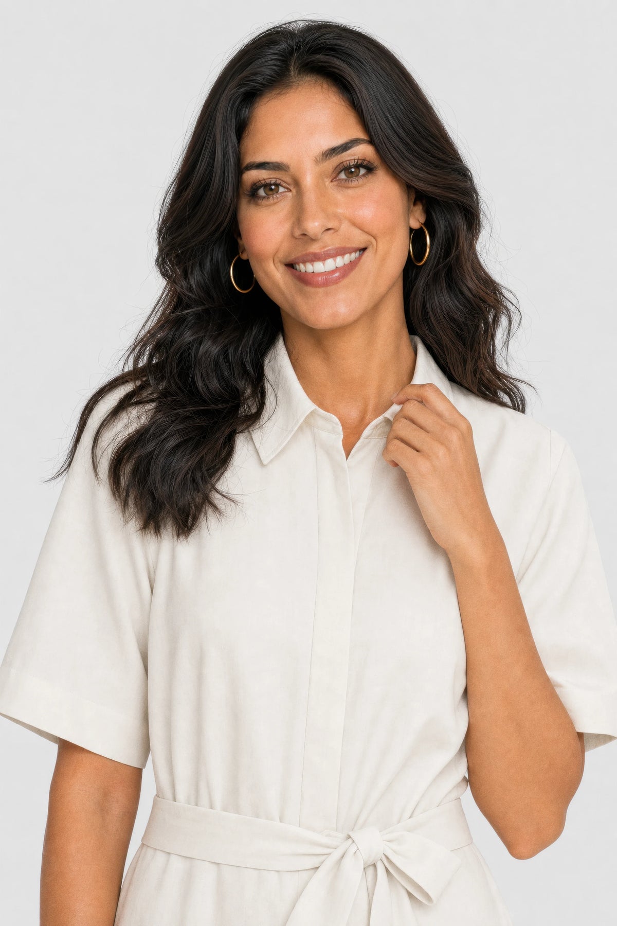Arden Belted Shirt Dress