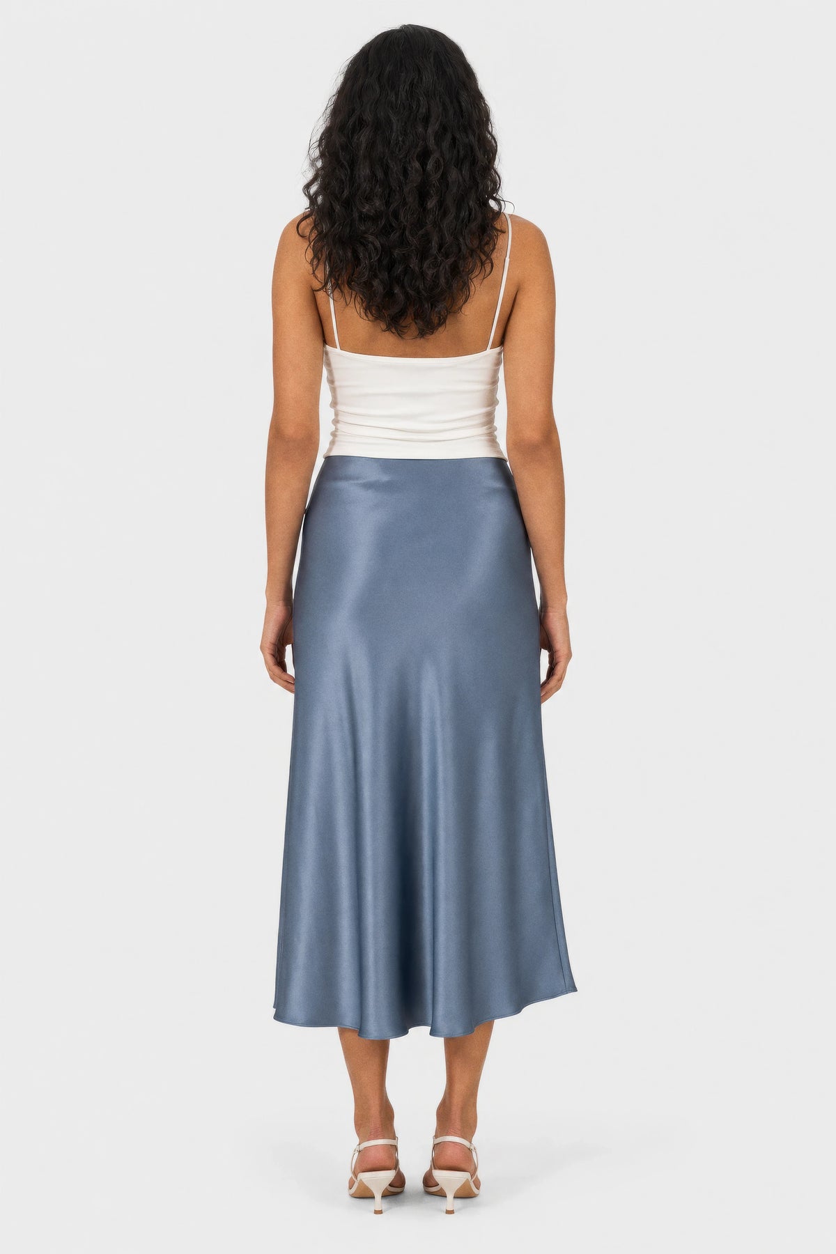 Nola Fluid Satin Skirt