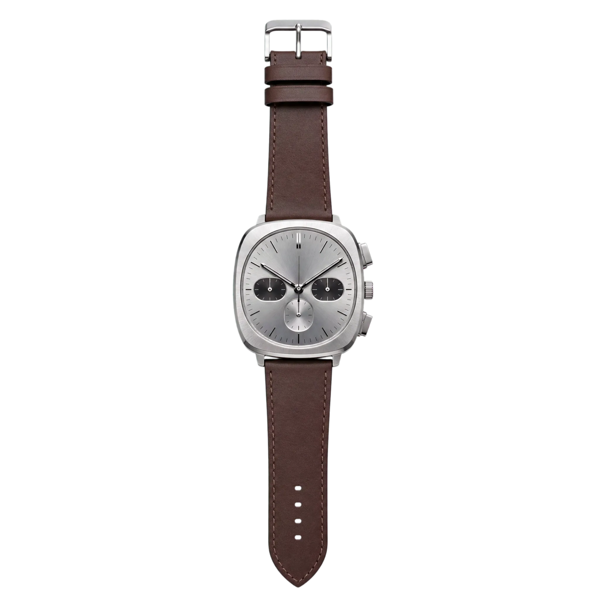 Nerovale Argent Chronograph — front view