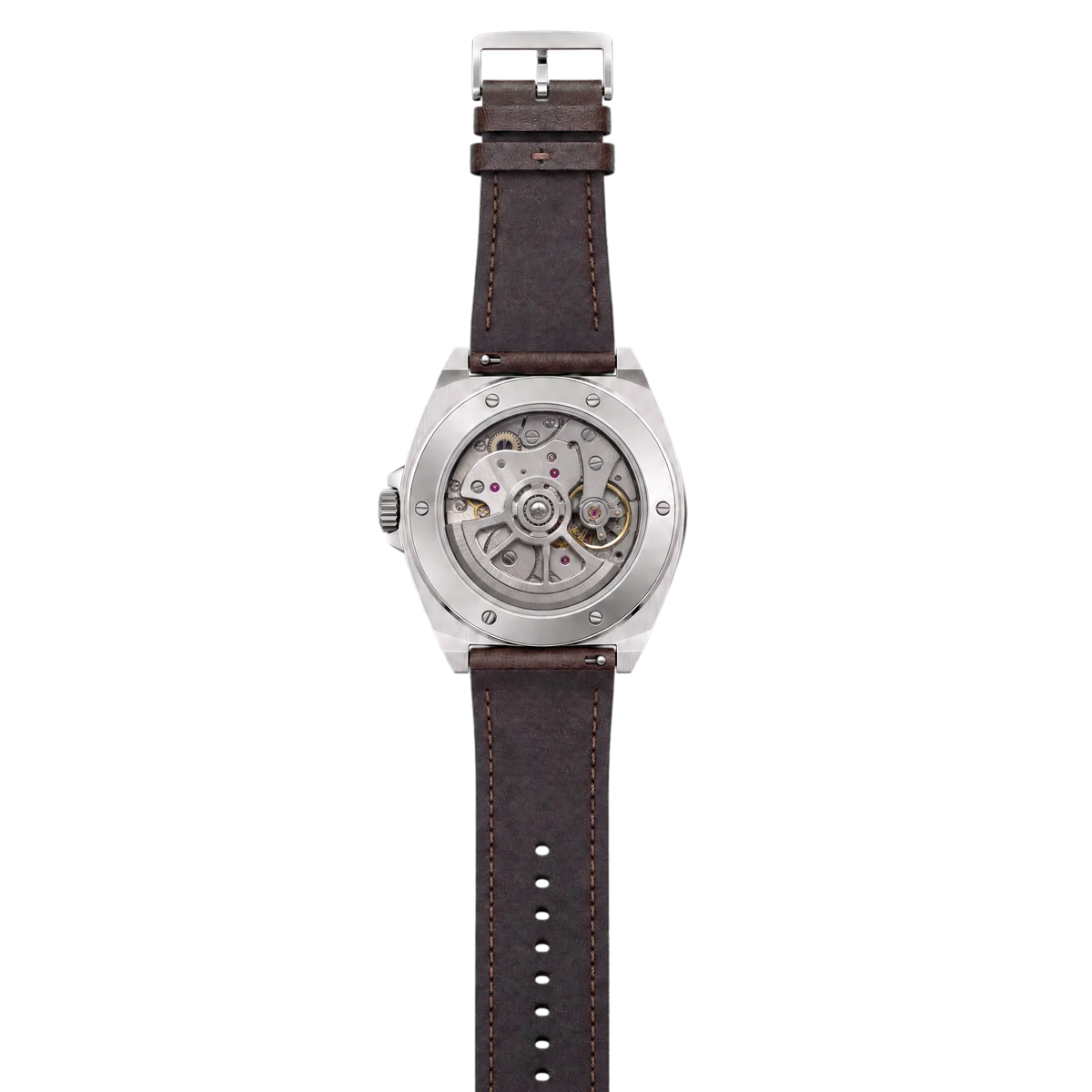 Nerovale Meridian GMT — caseback view