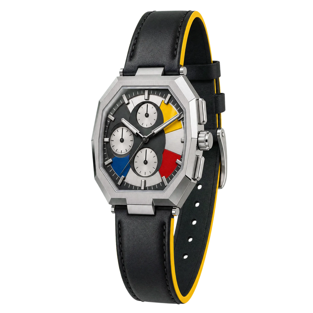 Nerovale Signal Regatta Chronograph — 45-degree view