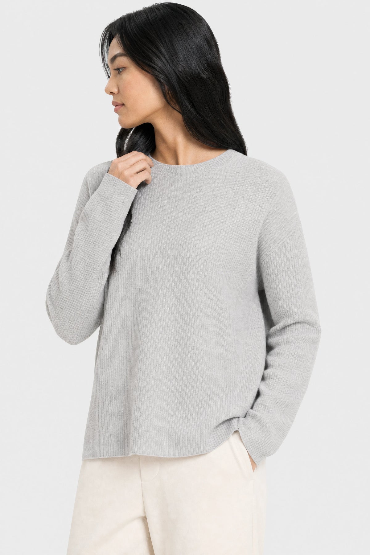 Nyra Rib Knit Pullover