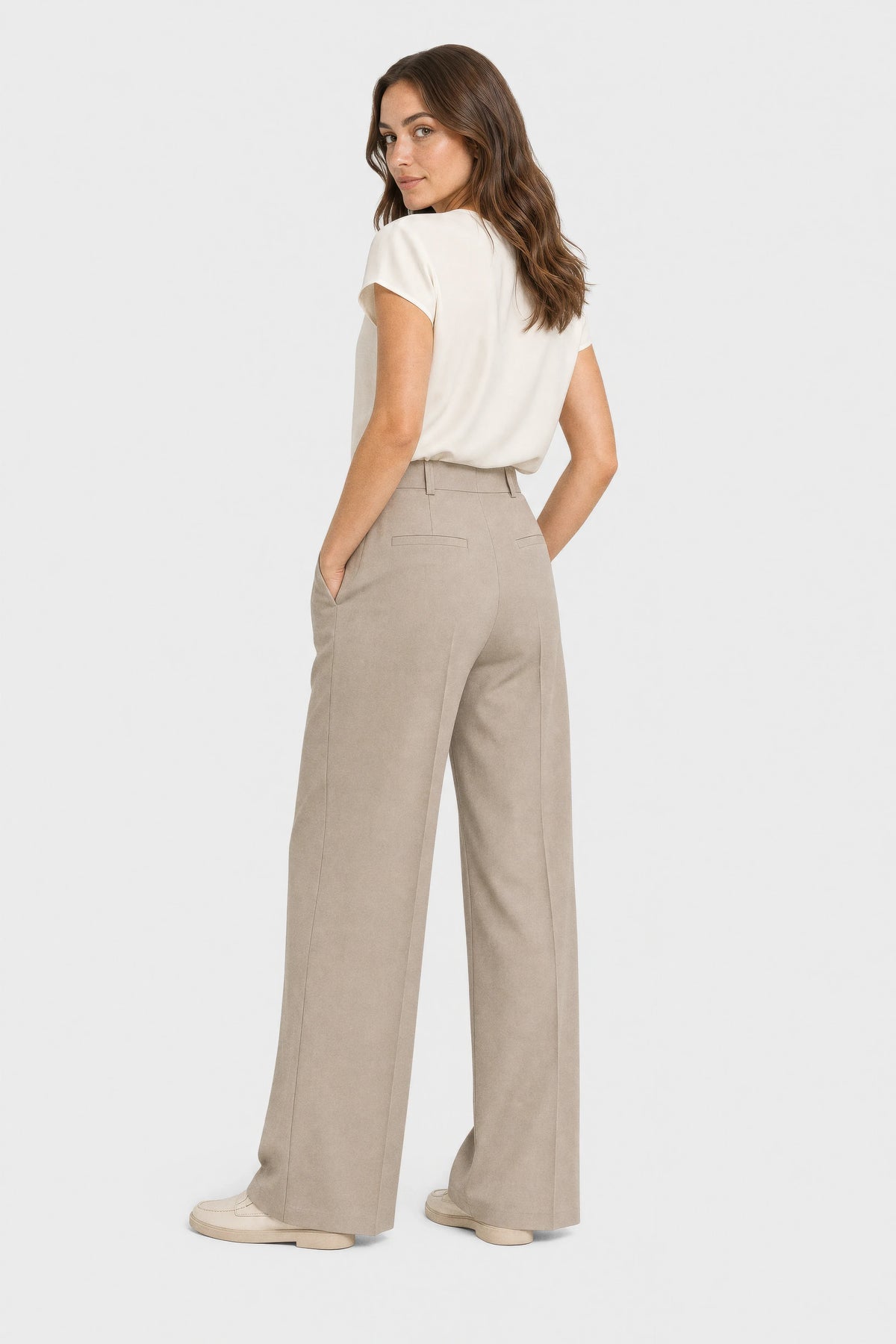 Sora Wide-Leg Trousers