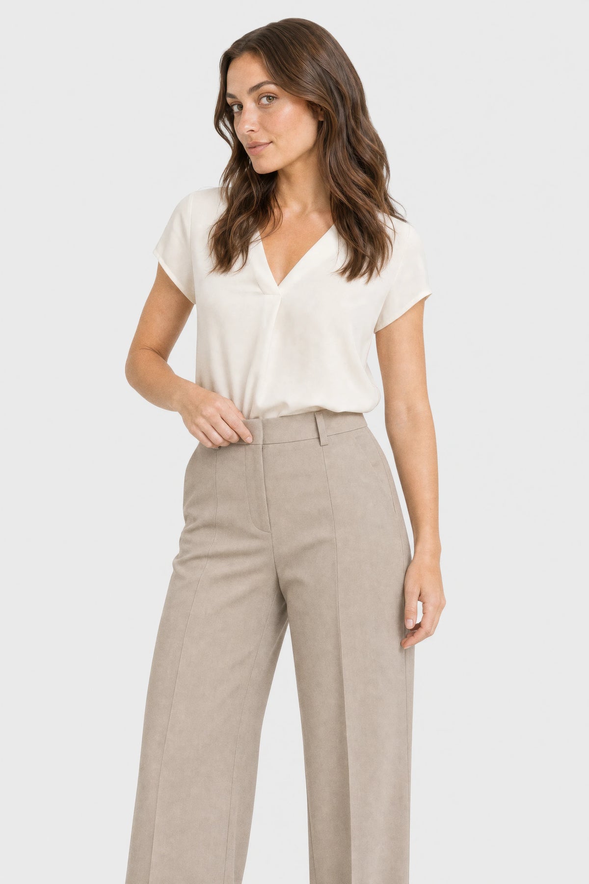 Sora Wide-Leg Trousers