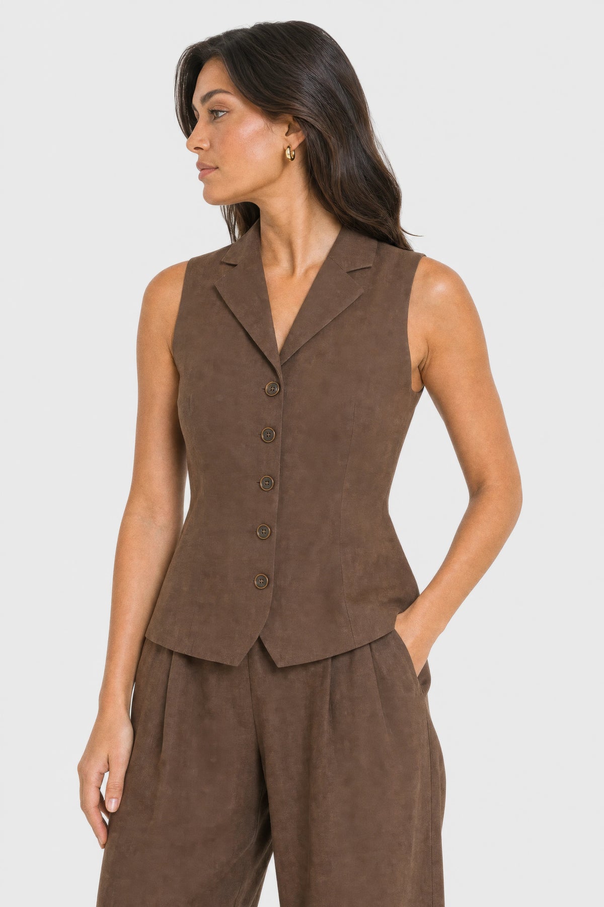 Vega Button Waistcoat