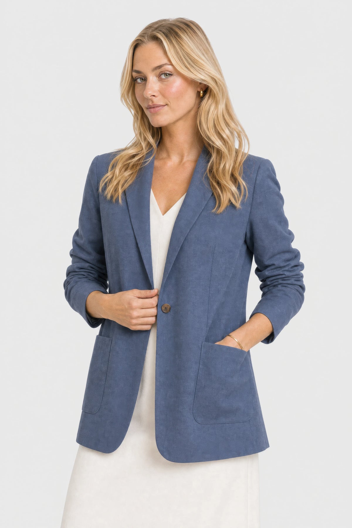 Marin Linen-Blend Blazer