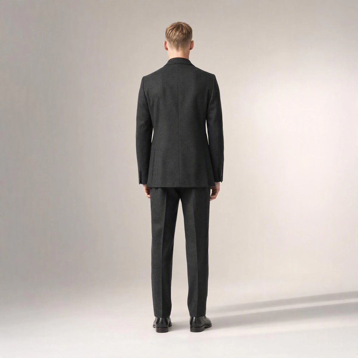 Calder Tailored Blazer in Graphite, rear view