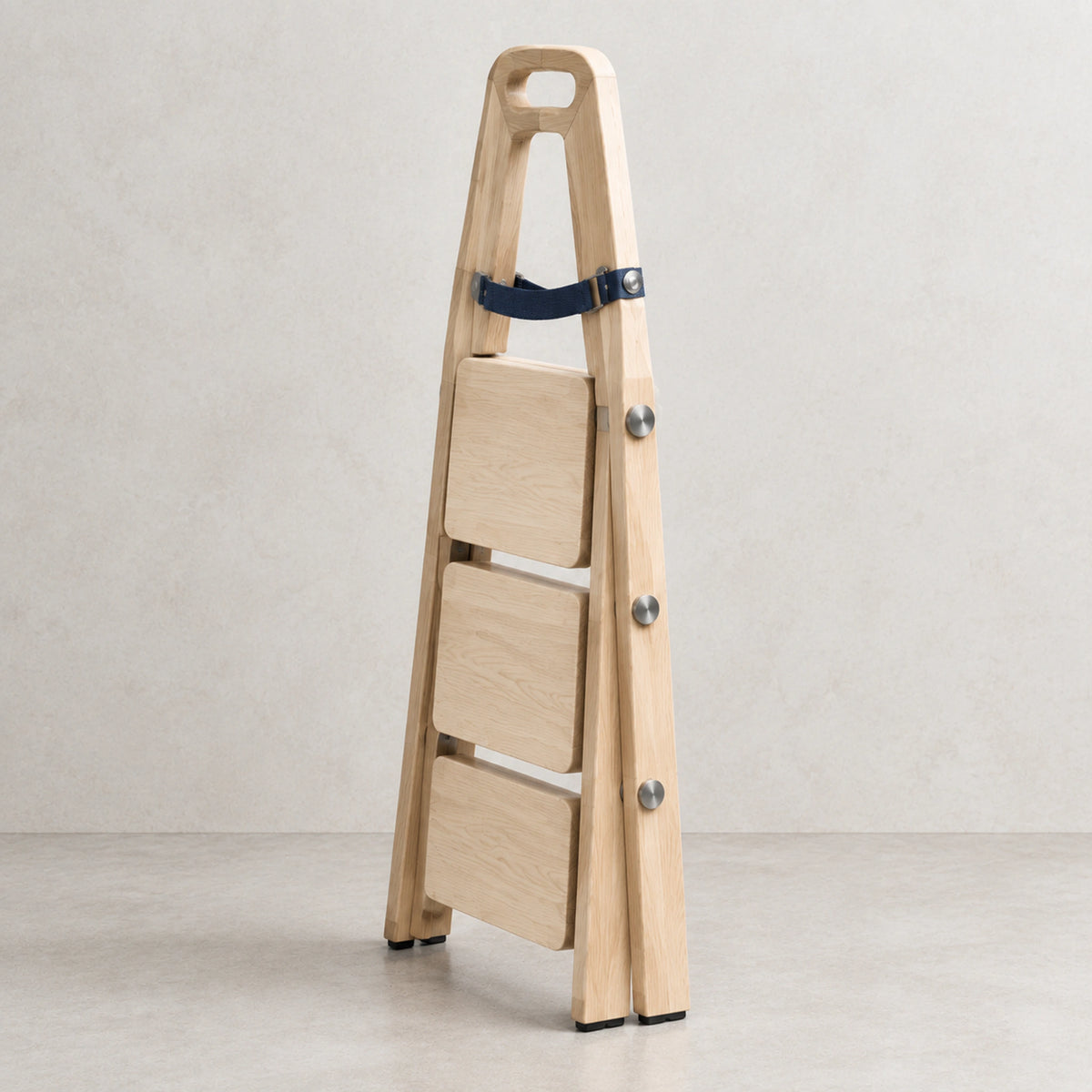 Fold Three-Step Ladder, folded view