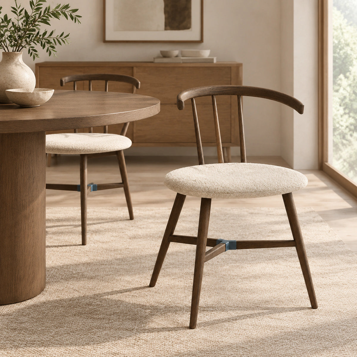 Orbit Dining Chair, dining vignette