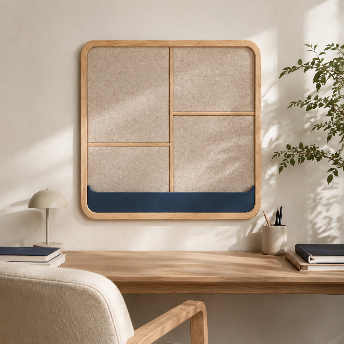 Sill Pinboard 75 by 75, styled view