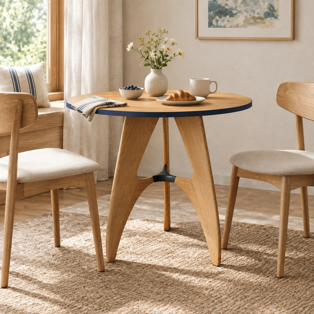 Trine Round Table 75, breakfast vignette
