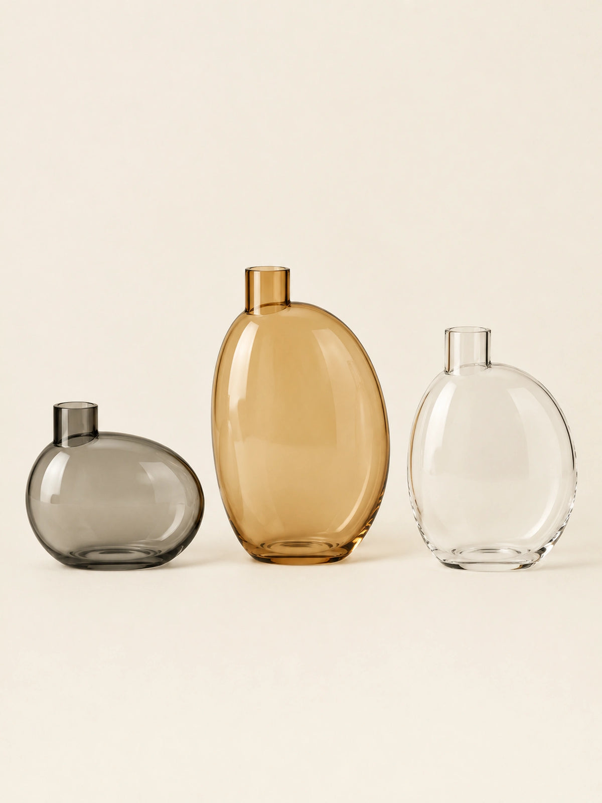 Orvane Contour Vase Trio — front