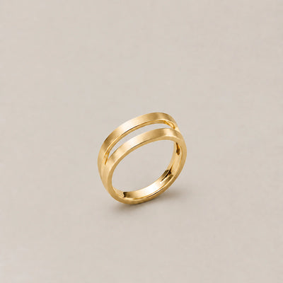 seravel cleft ring gold gallery 1