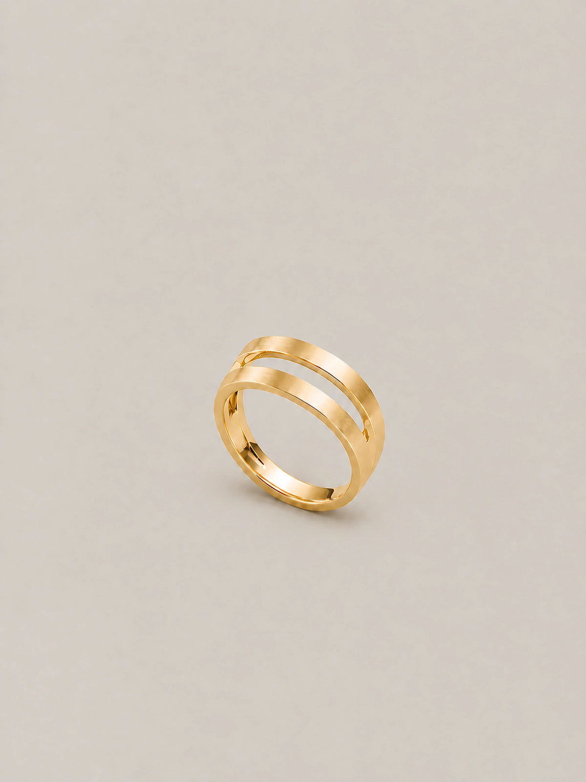 seravel cleft ring gold gallery 2