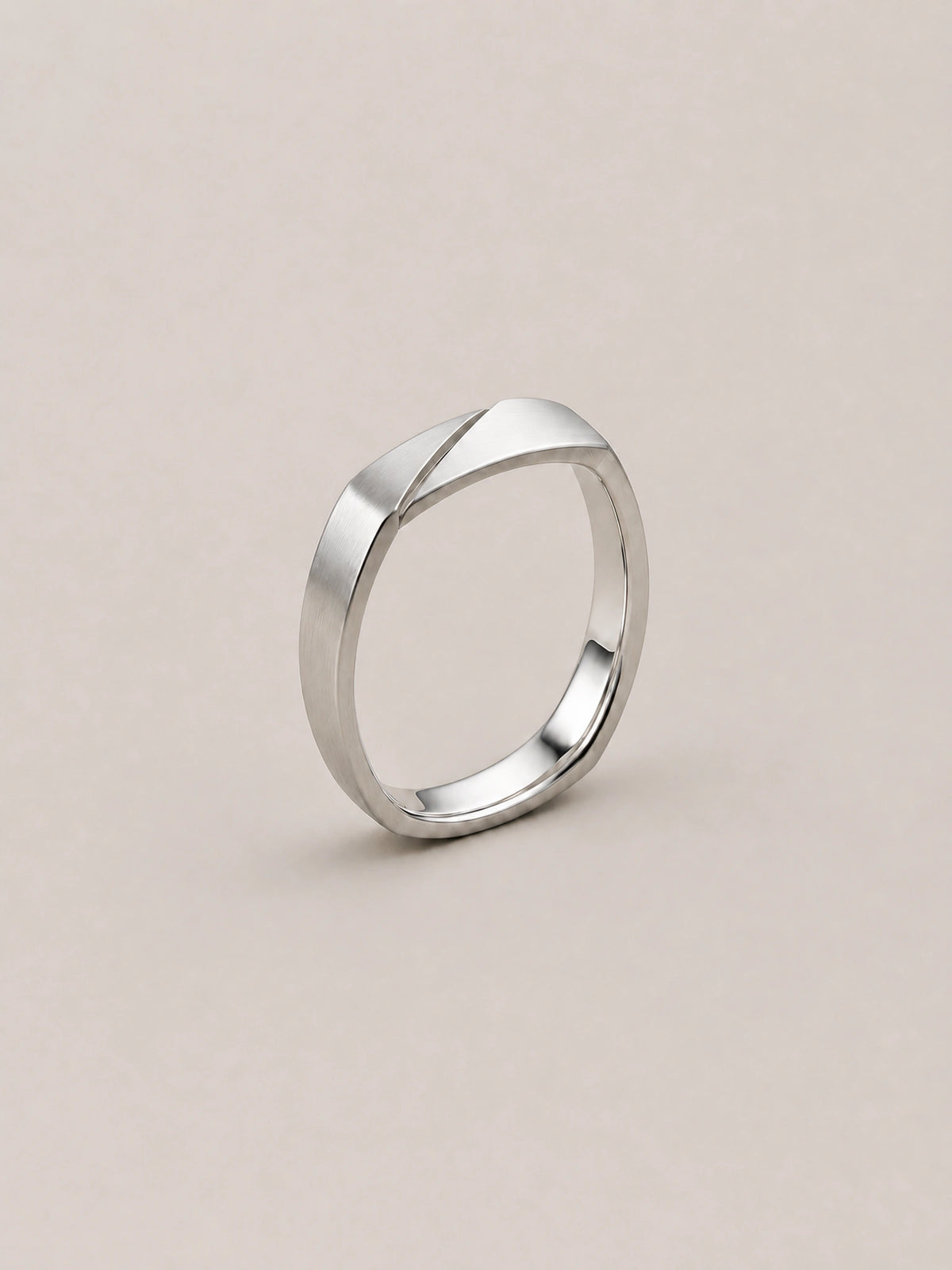 seravel fold band silver gallery 1