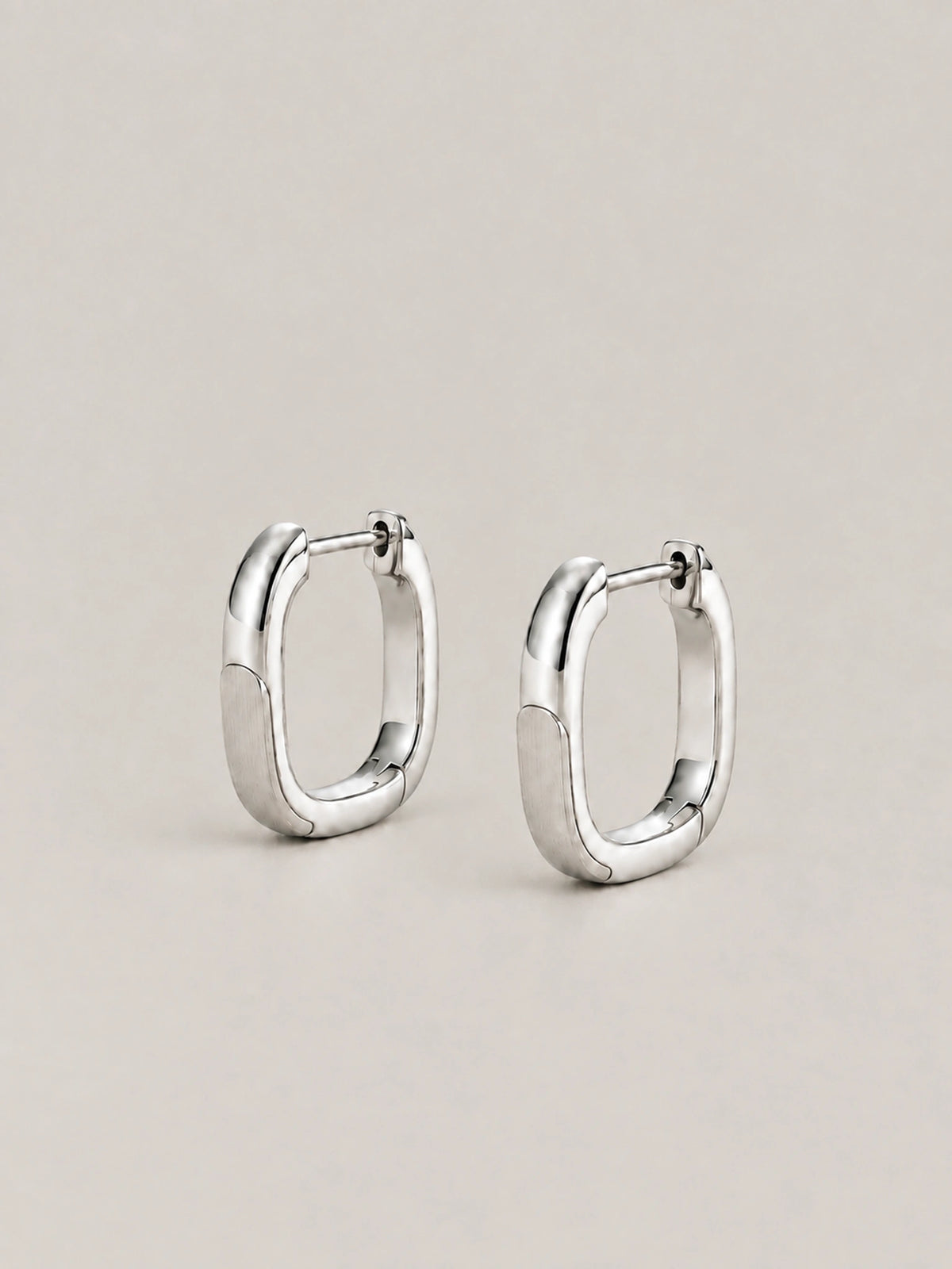 seravel interval hoops silver gallery 1