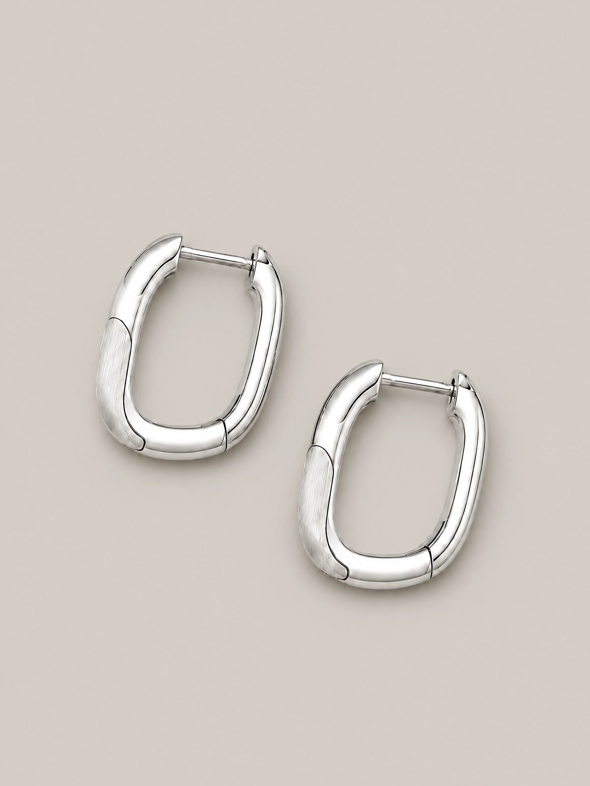 seravel interval hoops silver gallery 3